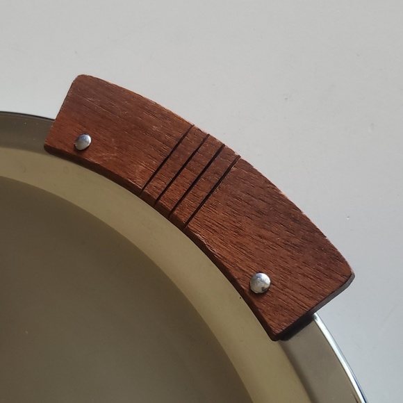 Kromex Mid-Century Large Round Serving Tray Vintage 13.5 inches - Picture 7 of 10